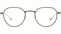 Ebbets Brown Round Eyeglasses
