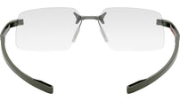 Flex Silver Geometric Eyeglasses