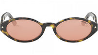 DiorPacific R1I Shiny Havana Oval Sunglasses