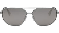 Fendi Travel Silver Pilot Sunglasses