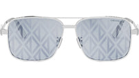 CD Diamond S9U Silver Geometric Sunglasses