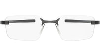 Flex Black Rectangular Eyeglasses