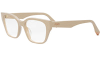 Fendi Way Beige Rectangular Eyeglasses