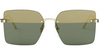 CDior S3U Gold Squared Sunglasses