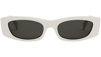 CELINE 3 Dots Ivory Geometric Sunglasses