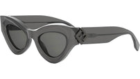 FF Diamonds Grey Cat Eye Sunglasses