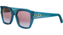 DiorGlow S1I Blue Squared Sunglasses