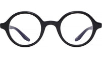 Nattie Black Round Eyeglasses
