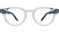 Oxford Blue Round Eyeglasses