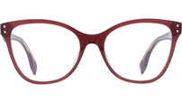 Fendi Essential Havana Butterfly Eyeglasses