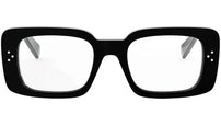 CELINE 3 Dots Black Rectangular Eyeglasses