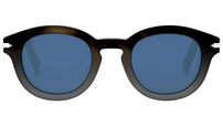 DiorBlackSuit R5I Grey Havana Round Sunglasses