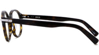 DiorBlackSuitO RI Havana Round Eyeglasses