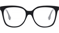 Fendi Bilayer Black Geometric Eyeglasses