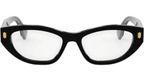 Fendi Roma Black Cat Eye Eyeglasses