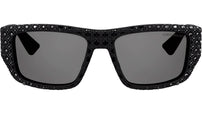 Dior3D S3I Black / Swarovski Crystals Squared Sunglasses