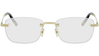 DiorBlackSuitO 27U Gold Oval Eyeglasses