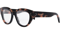 CELINE 3 Dots Havana Round Eyeglasses