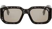 Fendi Shadow Brown Rectangular Sunglasses