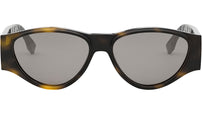 FF Squared Havana Oval Sunglasses
