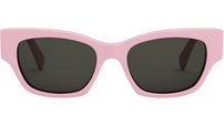 CELINE Monochroms Pink Rectangular Sunglasses