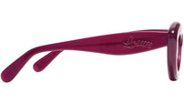 Curvy Red Cat Eye Sunglasses