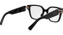 B.zero1 Shiny Black Square Eyeglasses