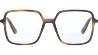 Mini CD O S2I Shiny Havana Geometric Eyeglasses