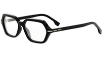 FF Diamonds Black Geometric Eyeglasses