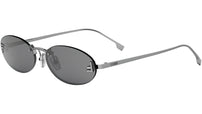 Fendi First Grey Oval Sunglasses