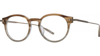 Eugene Blue Round Eyeglasses