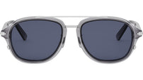 DiorBlackSuit A4U Shiny Grey Pilot Sunglasses