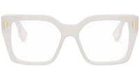 Fendi Roma White Square Eyeglasses