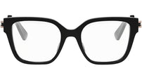 B.zero1 Shiny Black Square Eyeglasses
