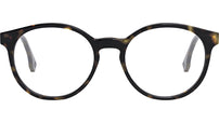 Fendi Fine Havana Round Eyeglasses