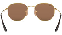Hexagonal Flat Lenses RB3548N gold copper flash