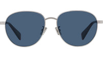 AKA Silver Round Sunglasses