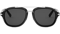 DiorBlackSuit A4U Shiny Black Pilot Sunglasses