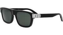 CD Icon S3I Shiny Black Geometric Sunglasses