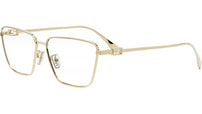 Baguette Gold Rectangular Eyeglasses