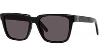 K Logo Black Square Sunglasses