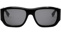 FF Squared Black Rectangular Sunglasses