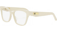 CDiorO S4I White Cat Eye Eyeglasses