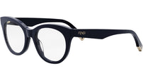 Fendi Way Blue Round Eyeglasses