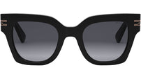 B.zero1 Black Geometric Sunglasses