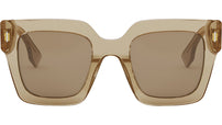 Fendi Roma Brown Square Sunglasses