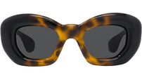 Inflated Havana Cat Eye Sunglasses