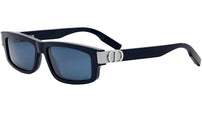 CD Icon S2I Blue Rectangular Sunglasses