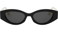 30Montaigne B6I Shiny Black Cat Eye Sunglasses