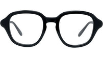 Slim Black Square Eyeglasses